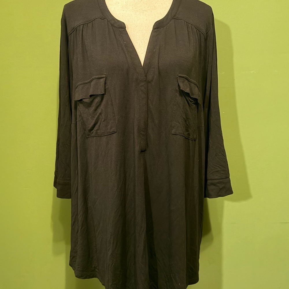 Torrid Black Super Soft Knit Top
